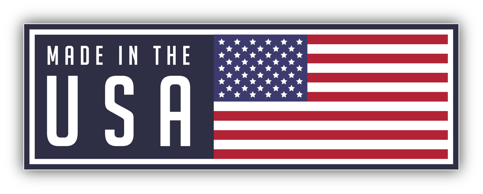 Made In The USA Vinyl Sticker Decal