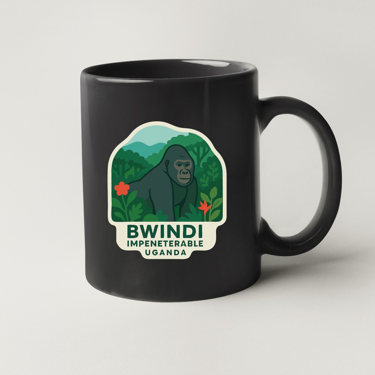 Bwindi Uganda National Park Sticker Decal Vinyl Die-Cut World National Parks