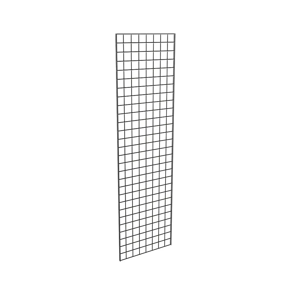 2"W x 7"H Grid Panels Black Econoco P3BLK27 (Pack Of 3)