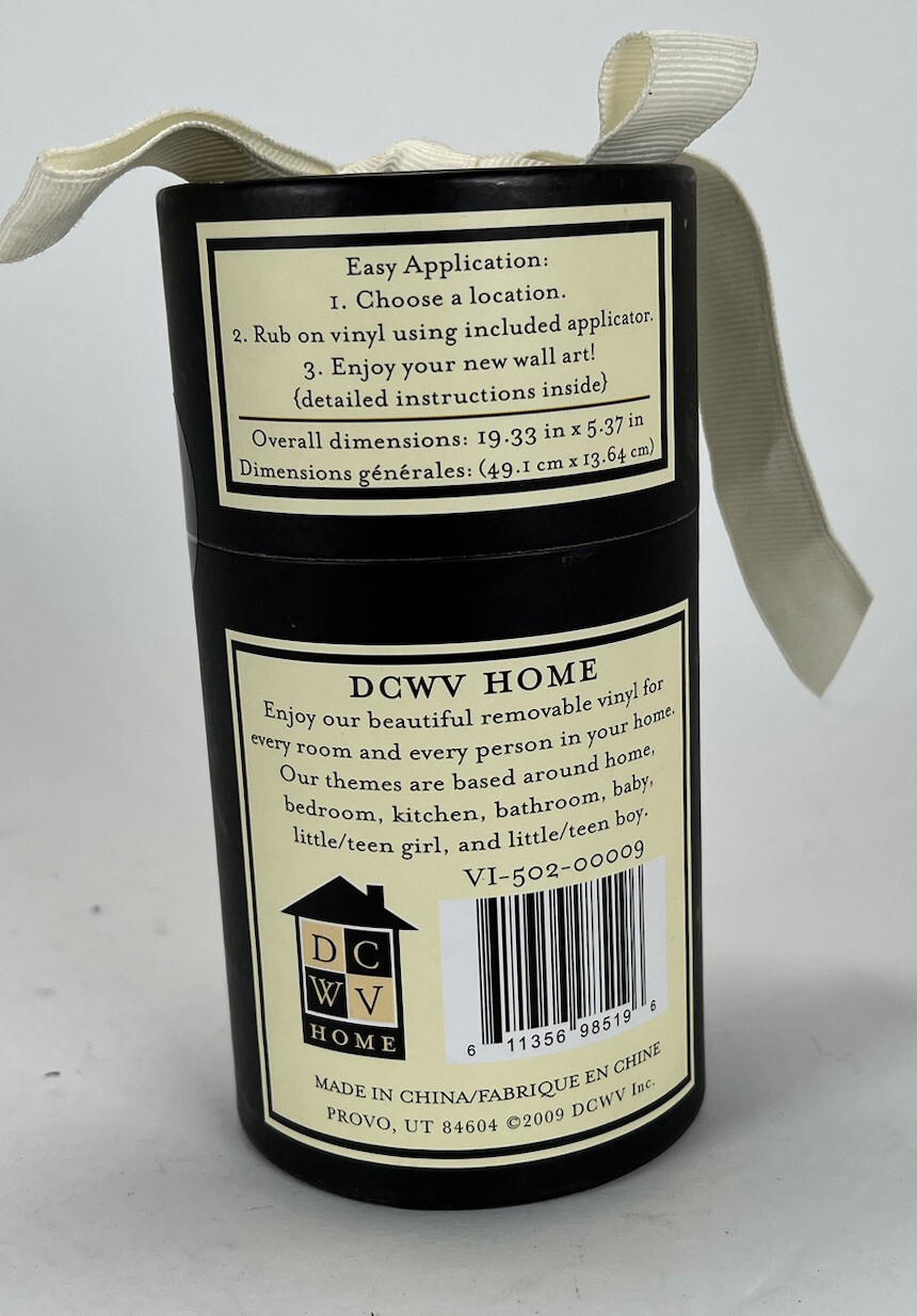DCWV Home Removable Vinyl Lettering "Real Love Stories” 19.3” x 5.3” NEW