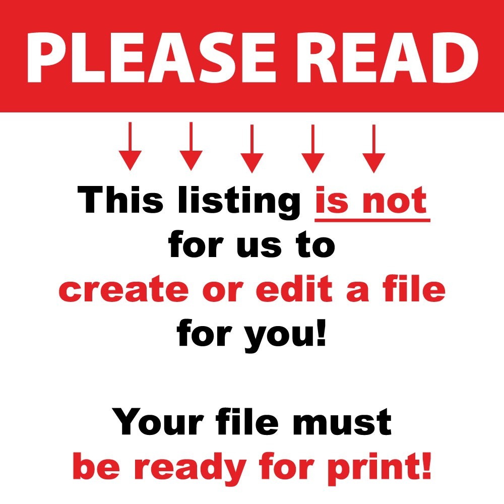 Custom Logo Decal from File or Photos – Your FULL COLOR Printed Logo or Design