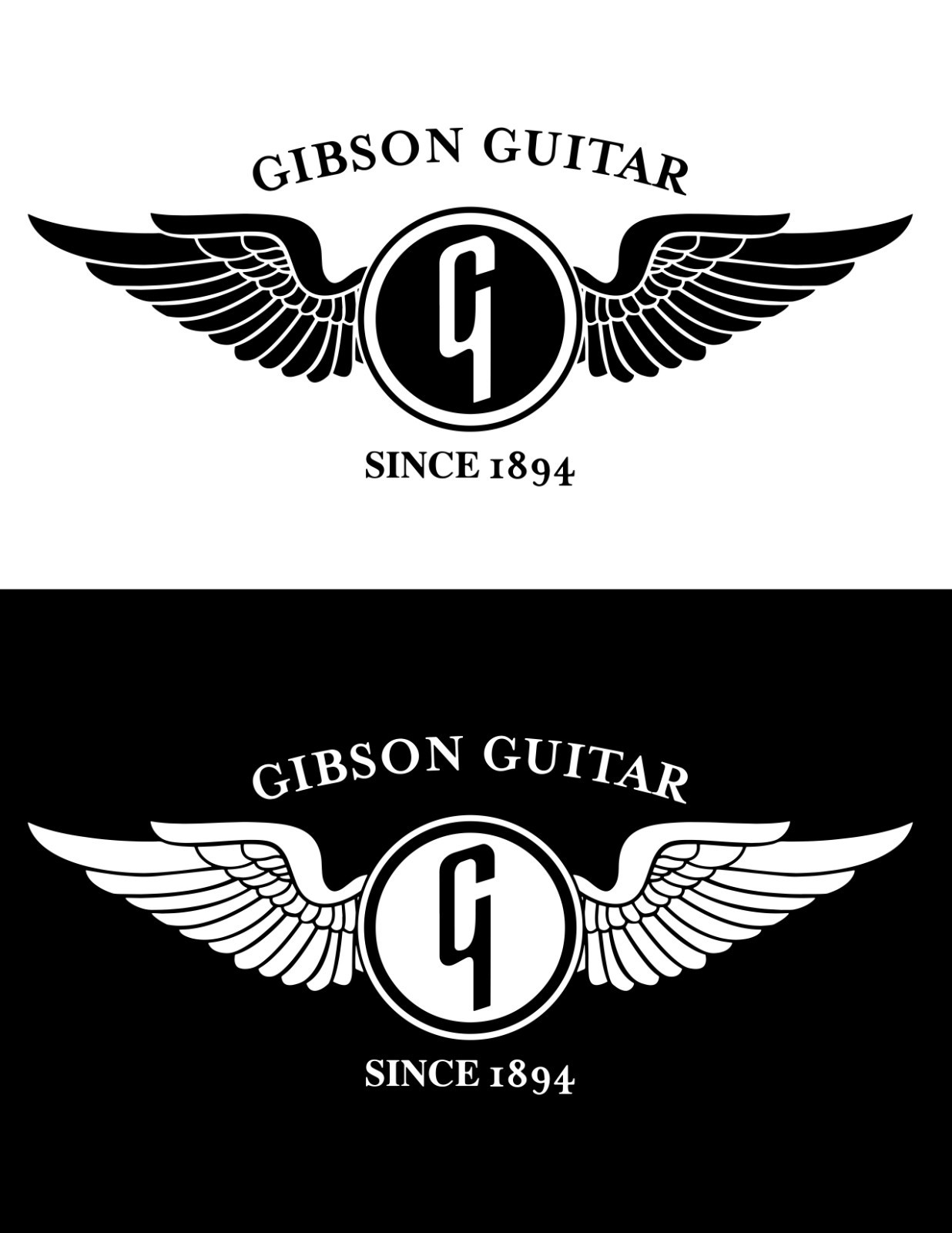Gibson Guitar Logo Vinyl Decal