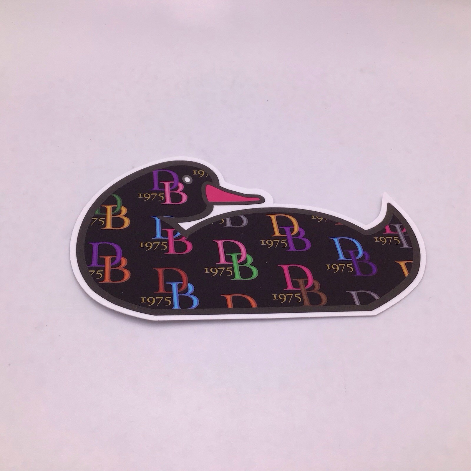 Dooney & Bourke Colored Signature DB Sticker 4.25 in