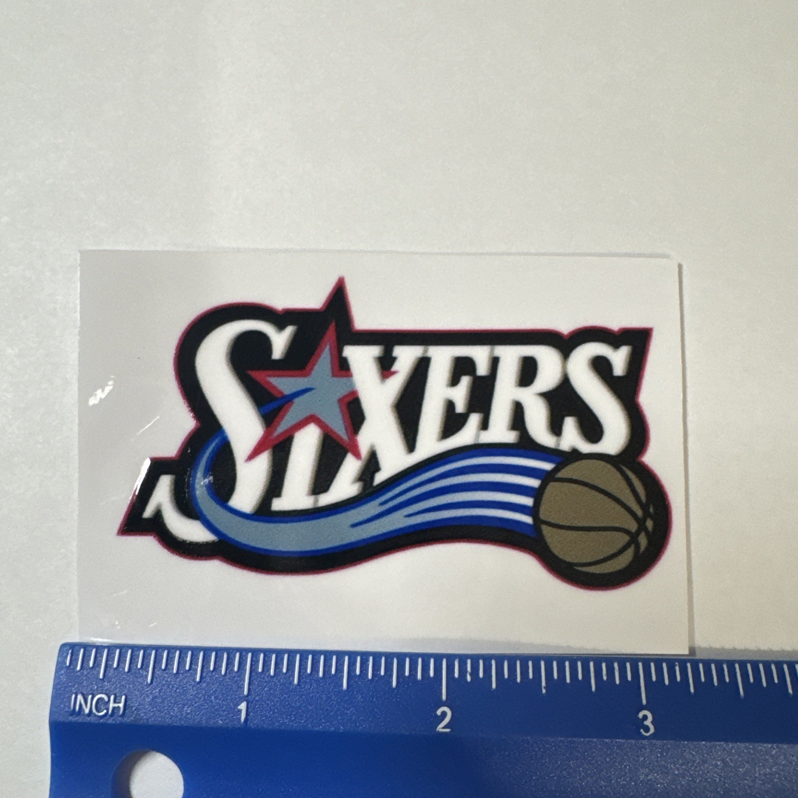 Sixers Glossy Die-Cut Vinyl Sticker Logo Car Laptop –