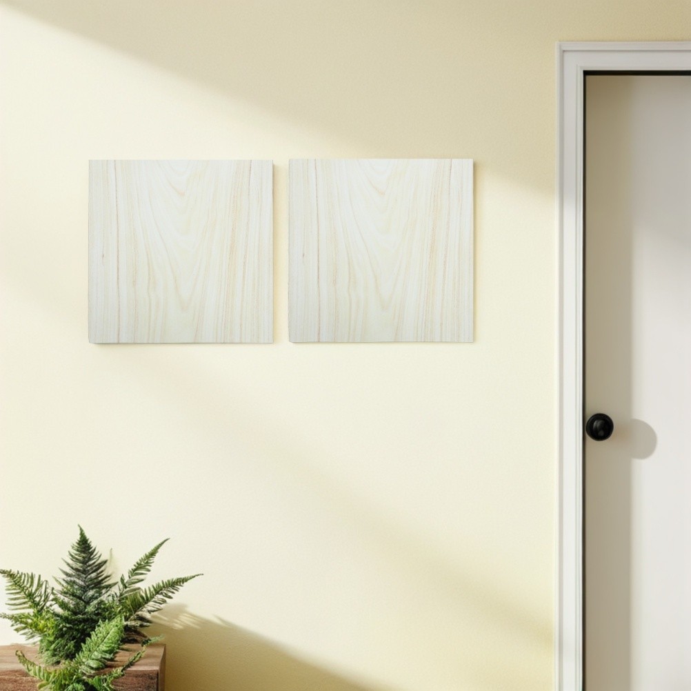 10 Pcs Wood Grain Tile Stickers Peel and Wall Adhesive Backsplash