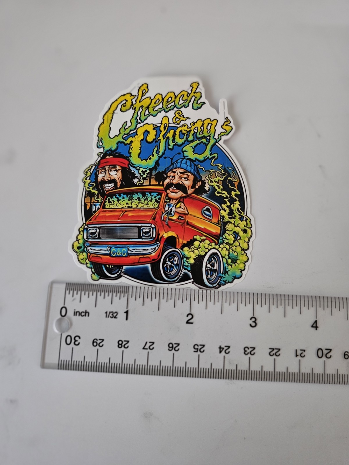 C & C Smoking Van Sticker