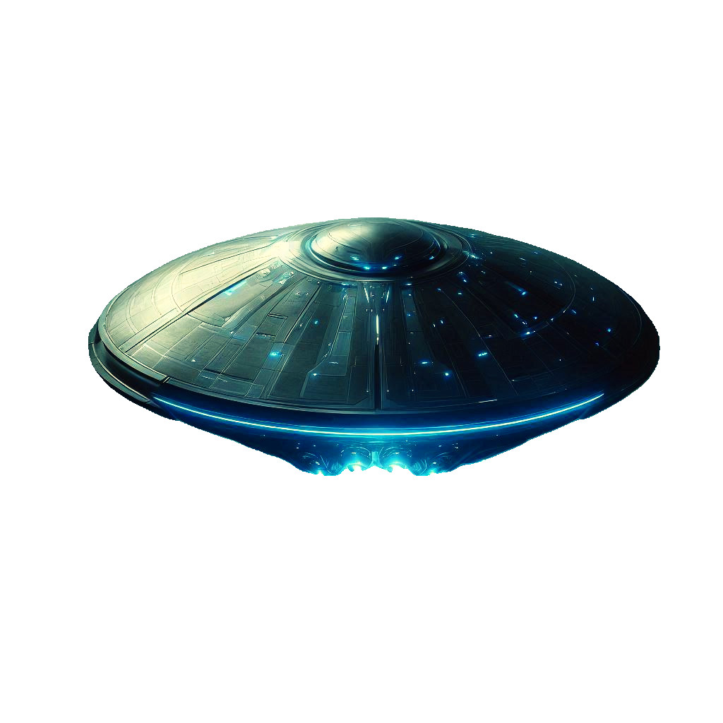 UFO UAP space ship vinyl laminated glossy USA epic