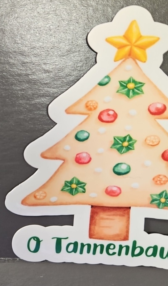 Vinyl Laminated Christmas Tree Colorful