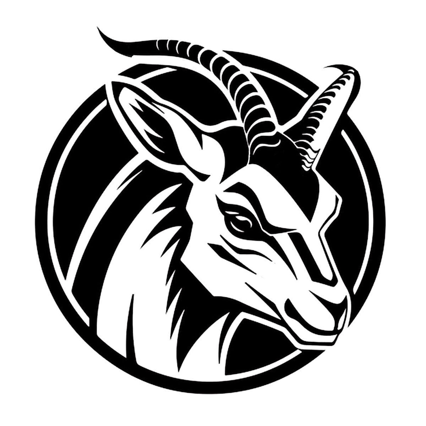 Goat Rendering Vinyl Decal Car Truck Windows Laptop Tablet Notebook Tumbler Mug