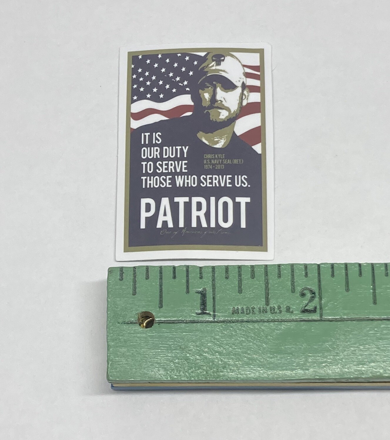 “it Is Our Duty To Serve” Sticker Patriot Military Veteran USA Souvenir Tc6