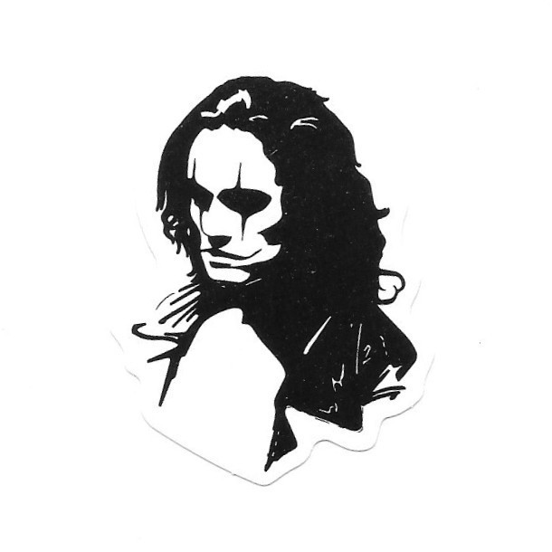 The Crow Eric Draven Brandon Lee Gothic Film Vinyl Sticker Comic Graphic