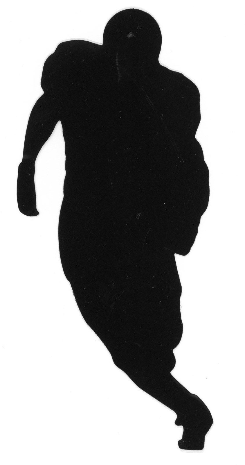 Sports Silhouette 6" Baseball Basketball Soccer Football Stars Black Vinyl B5-B