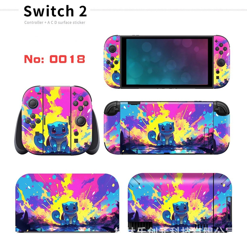Vinyl Decal Skin Sticker for Nintendo Switch 2 Console + Joy-Con + Dock