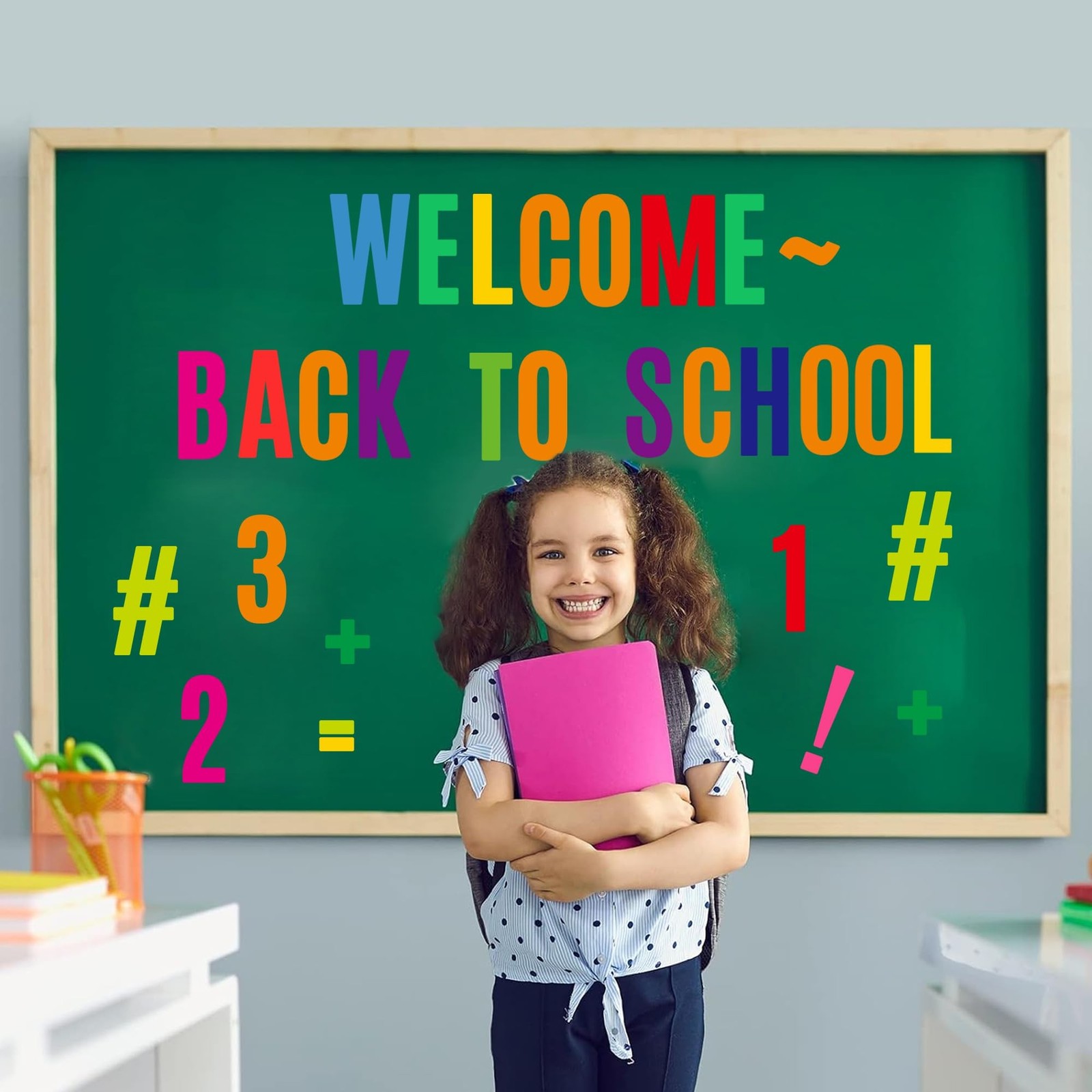 420 Pcs 5 Inch Large Bulletin Board Letters for Classroom,42 Sheets Letter St…