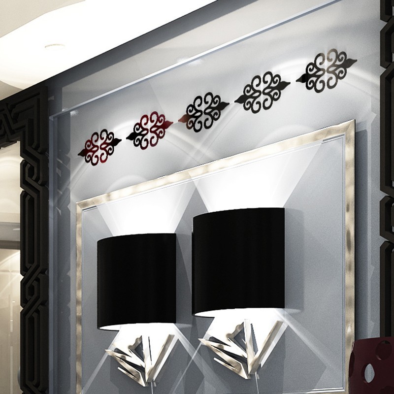 10pcs/Set Wall Sticker Modern Art Decal Acrylic Mural House Room Door Decoration