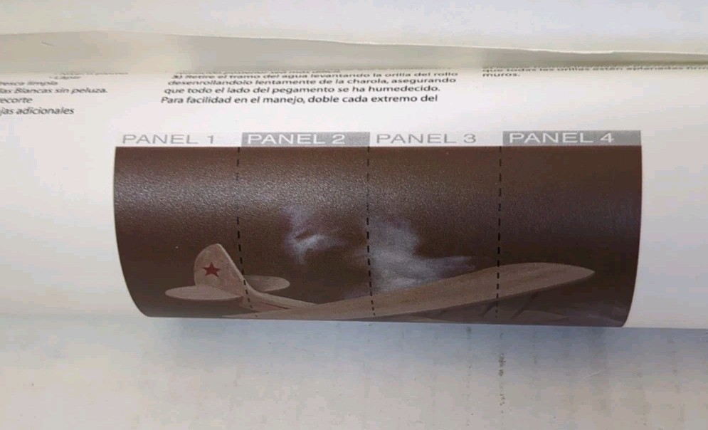 Pottery Barn Kids Airplane Plane Taking Flight Wall Paper Decal Mural 6×6 New