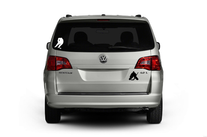 Ice Hockey Goalie – Sports – Car Vinyl Die-Cut Peel N' Stick Decals / Stickers