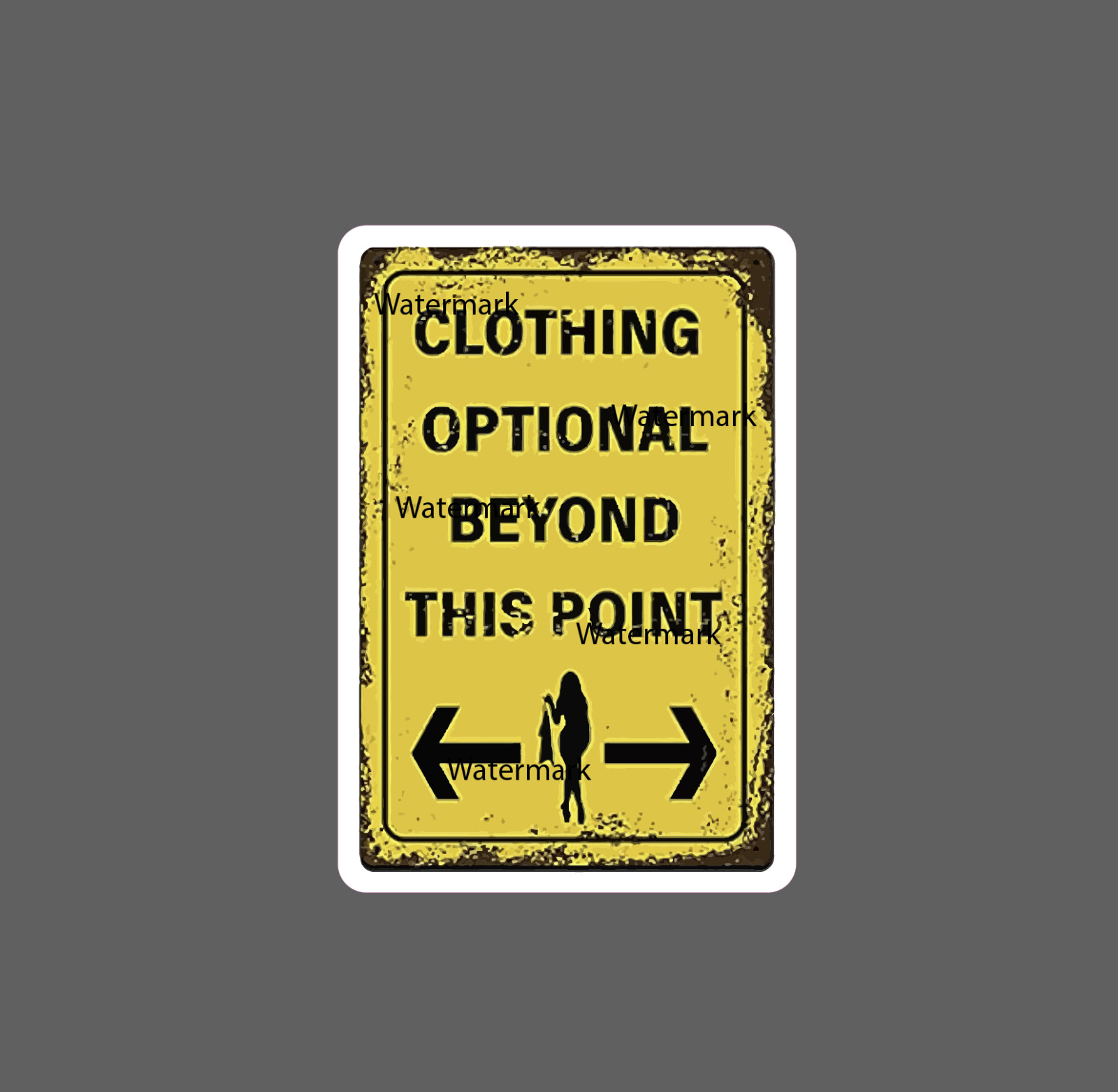 Clothing Optional Sticker Beach Waterproof – Buy Any 4 For $1.75 EACH Storewide!