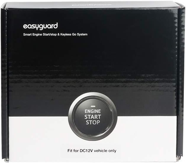 EC004 Smart RFID Push Engine Start Button kit & Keyless Go System Upgrade Key S