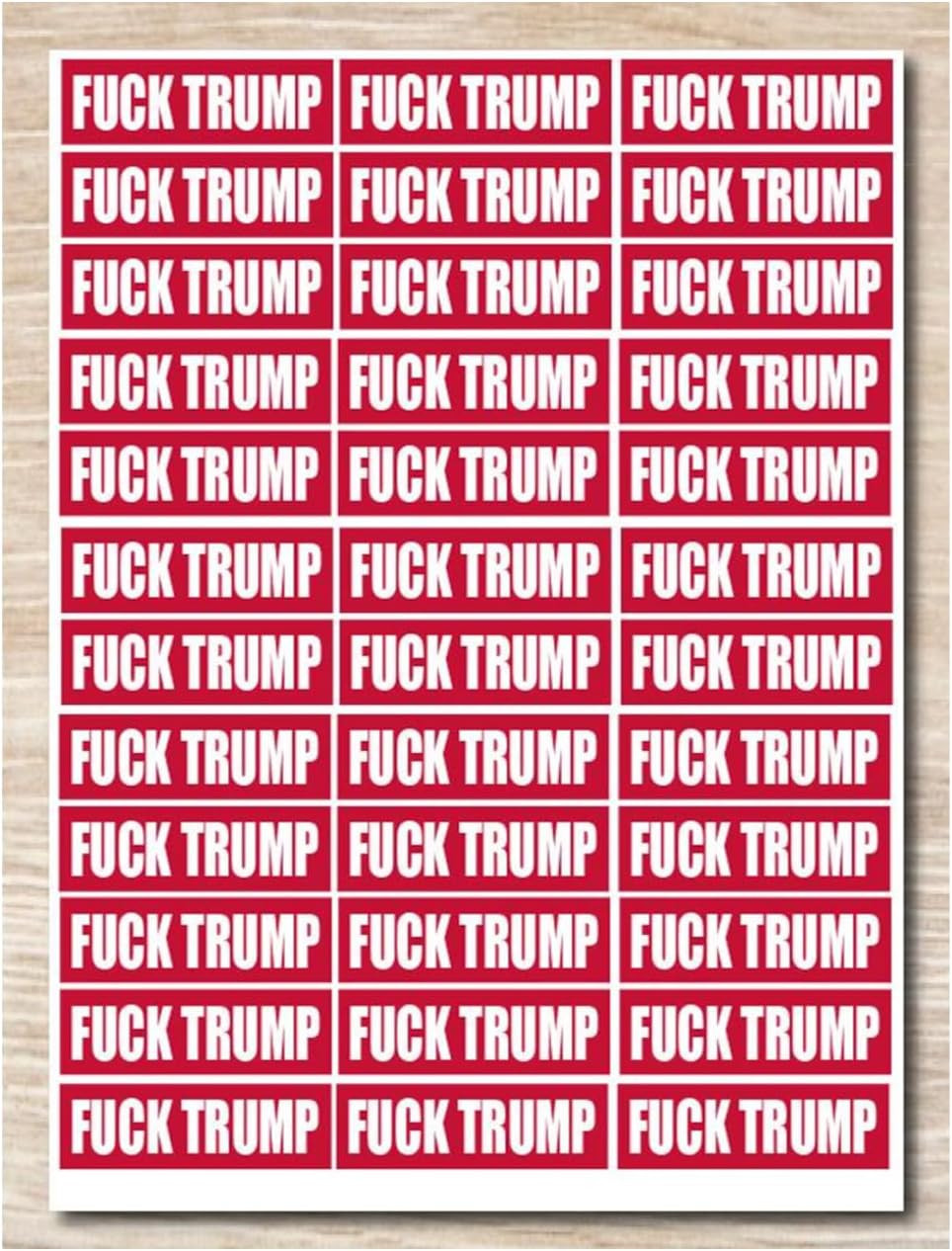 36Pcs 2.5 Inch Protest Stickers, Vinyl Decals for Laptop, Water Bottle, Car, Not