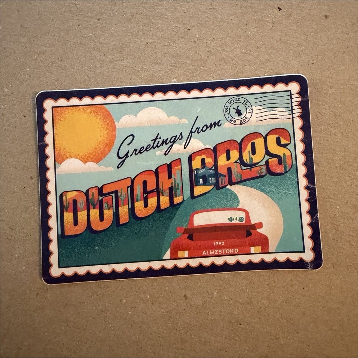 Dutch Bros Greetings from Dutch Bros Trading Card