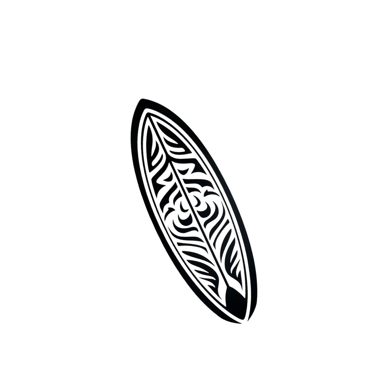 Surfboard Vinyl Decal for car Windows Laptops Any Smooth Surface design #18