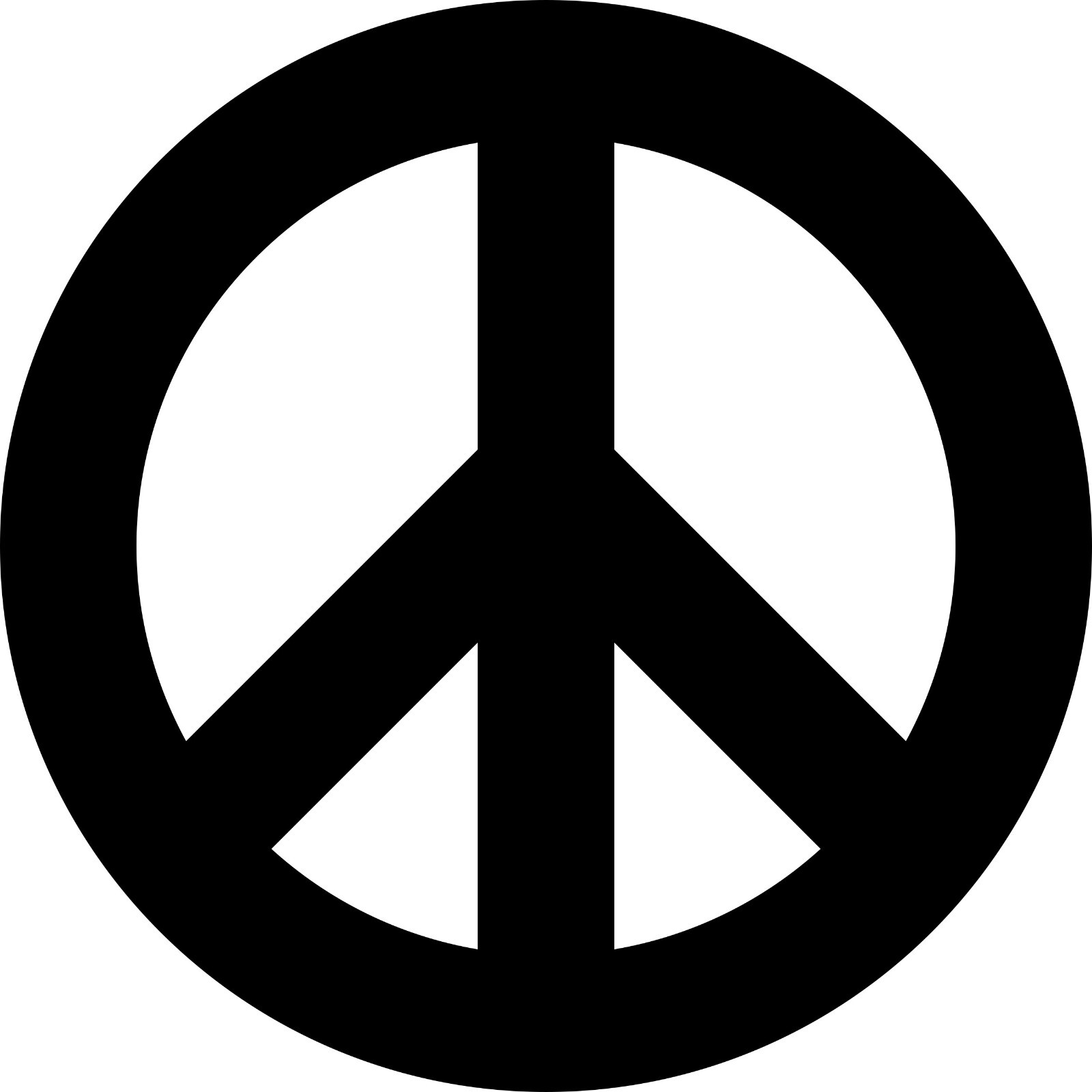 Peace Sign Sticker Vinyl Decal – Love Symbol Car Window Bumper Hippie