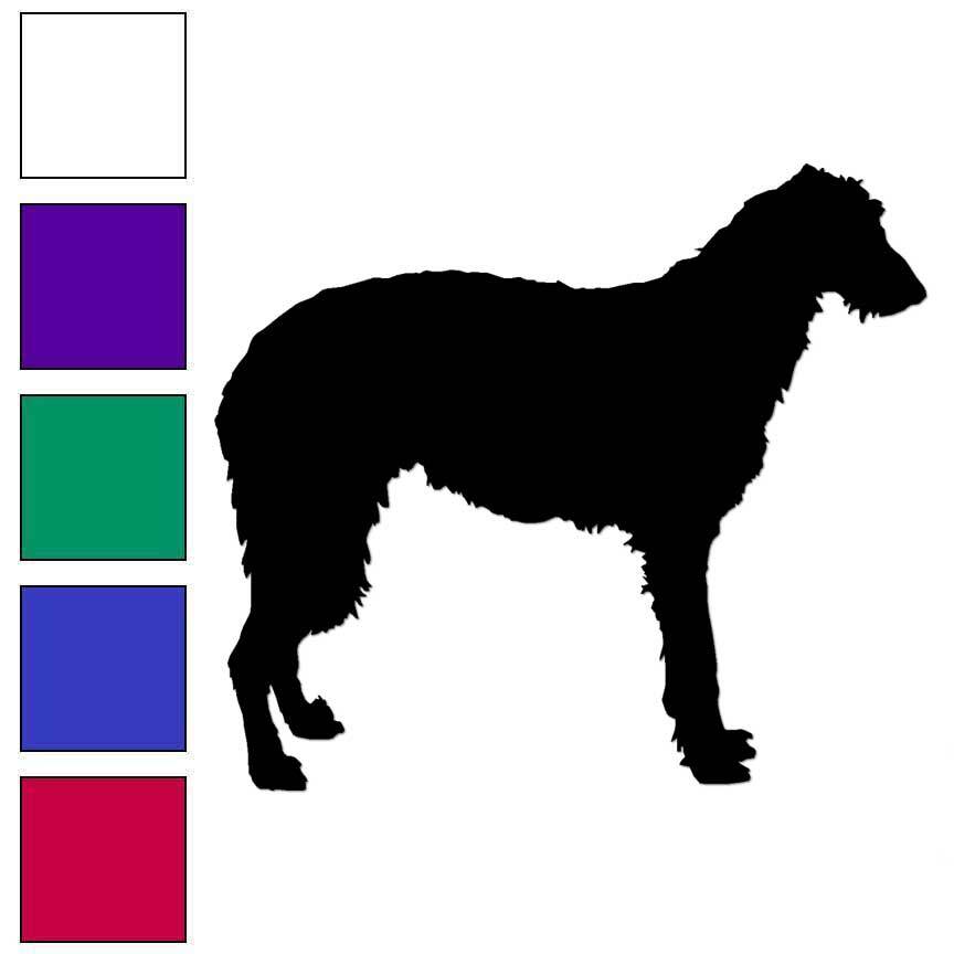 Scottish Deerhound, Vinyl Decal Sticker, Multiple Colors & Sizes #6567