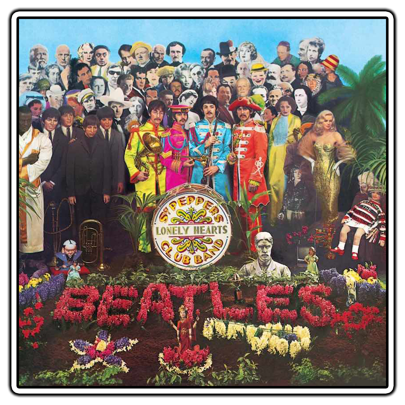 The Beatles – Sgt. Pepper's Lonely Hearts Club Sticker Waterproof Vinyl Decal