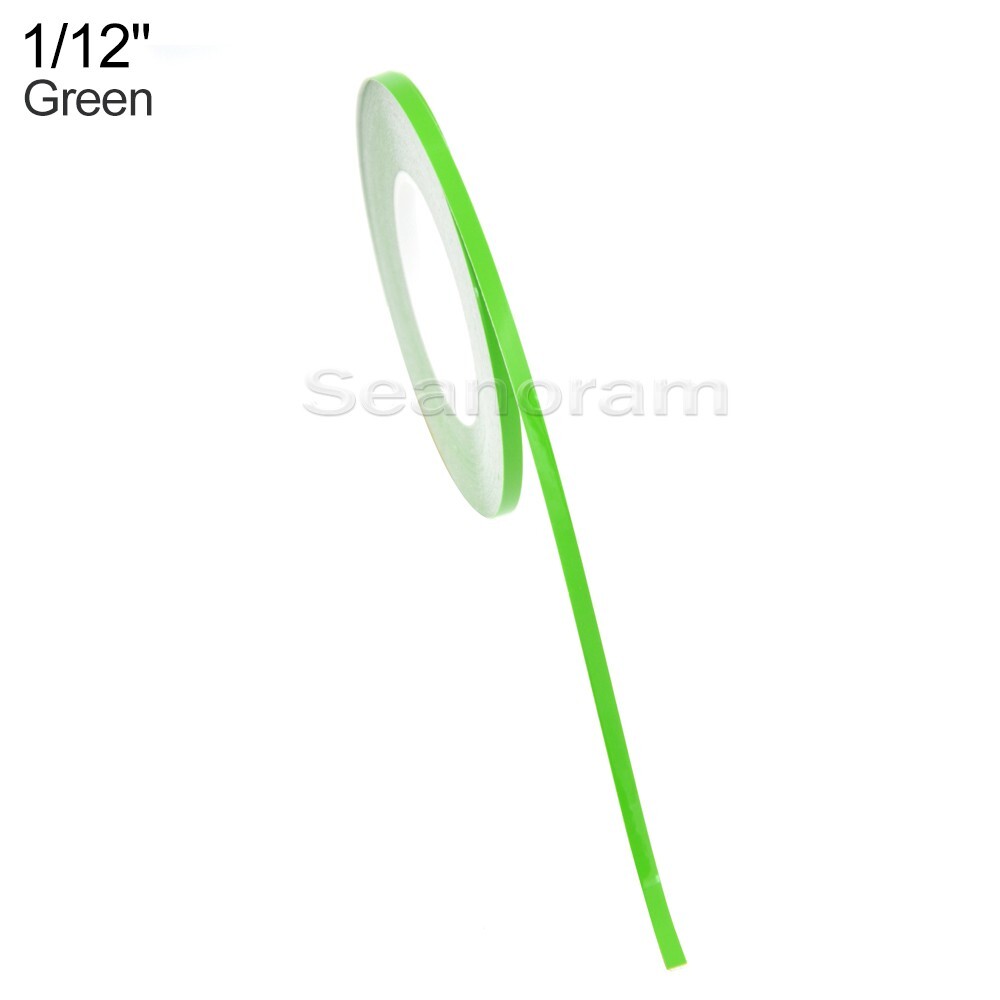 1/12" 2mm Green DIY Home Shop Bar Pinstriping Pin Stripe Decal Vinyl Sticker