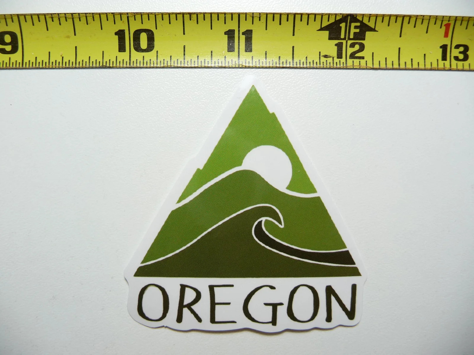 OREGON MOUNTAIN PEAK SUN WAVE SMALL STICKER DECAL PRIDE SOUVENIR TRAVEL MEMORIES
