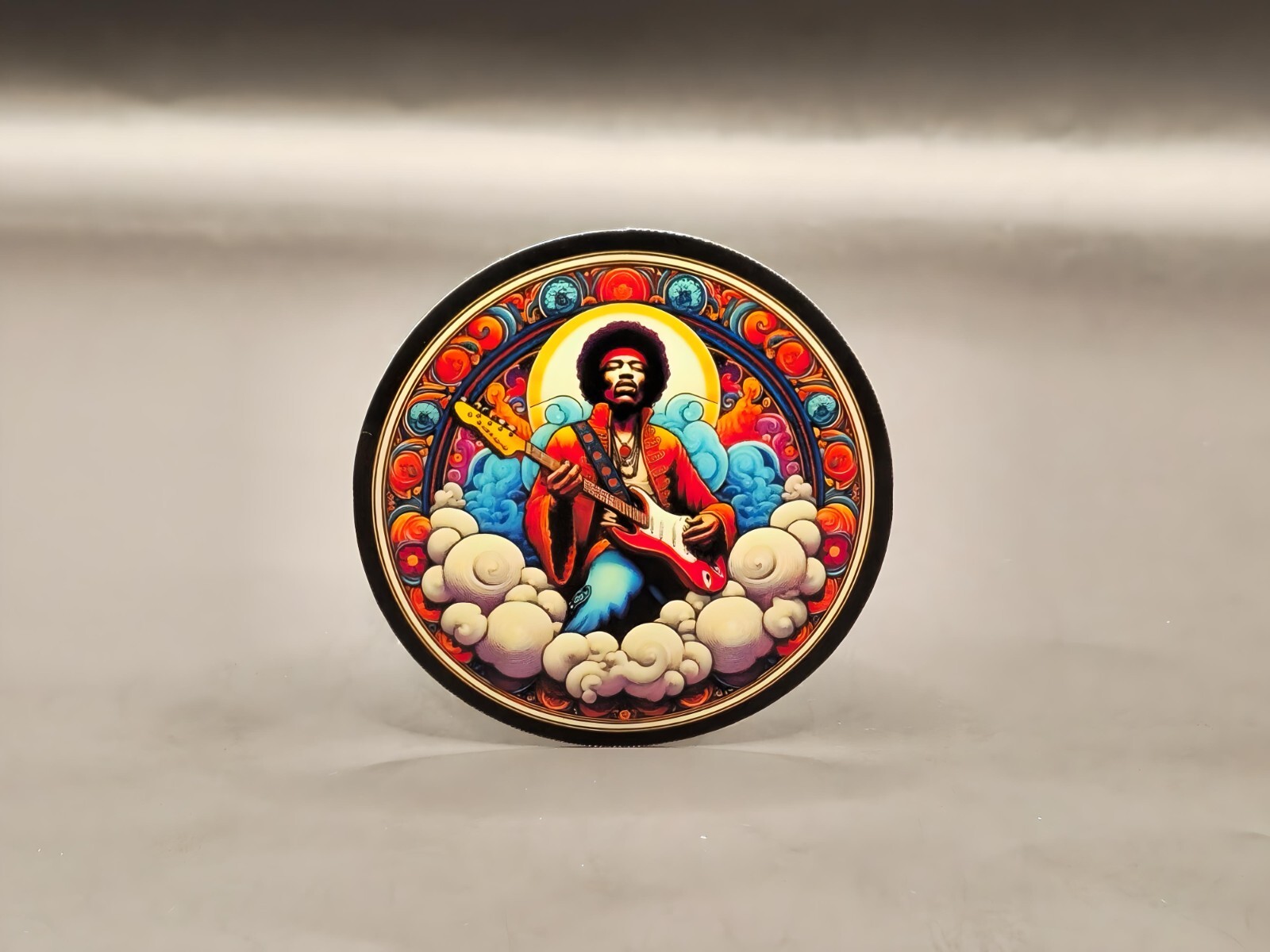 Jimi Hendrix Experience Inspired Stickers Voodoo Child Purple Haze Rock Decals