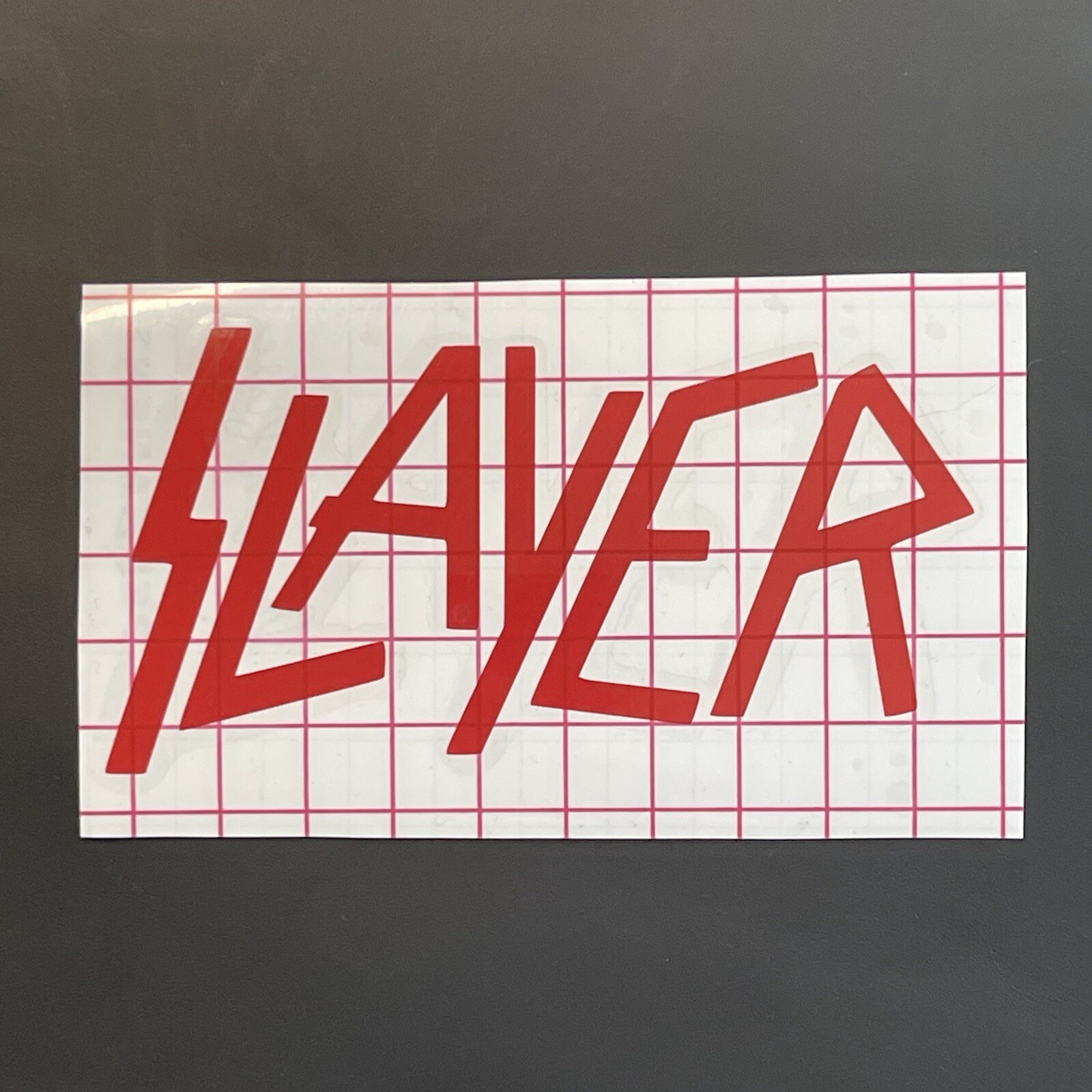 Slayer Logo Vinyl Sticker Decal Heavy Metal Band Car Bumper Metallica Megadeth