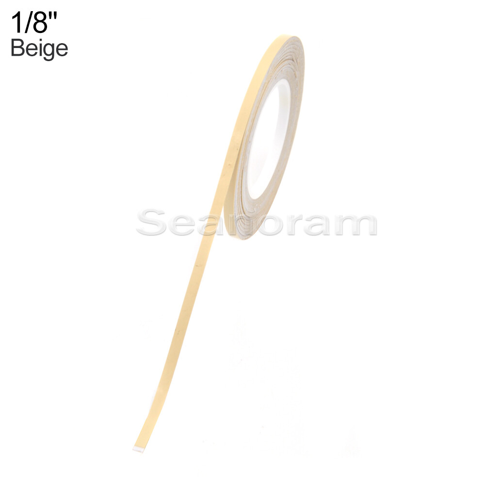 1/8" 3mm Beige DIY Home Shop Bar Pinstriping Pin Stripe Decal Vinyl Tape Sticker