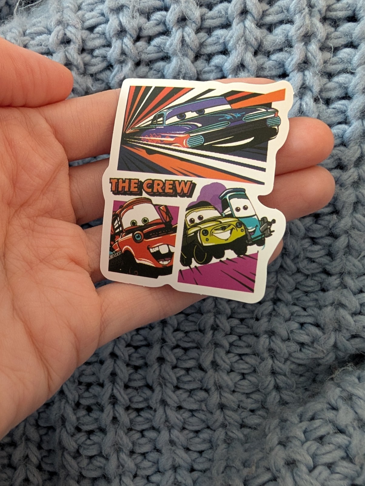 Cars, Pixar, Sticker, Disney, Lightning McQueen, Mater, Sally, Doc Hudson