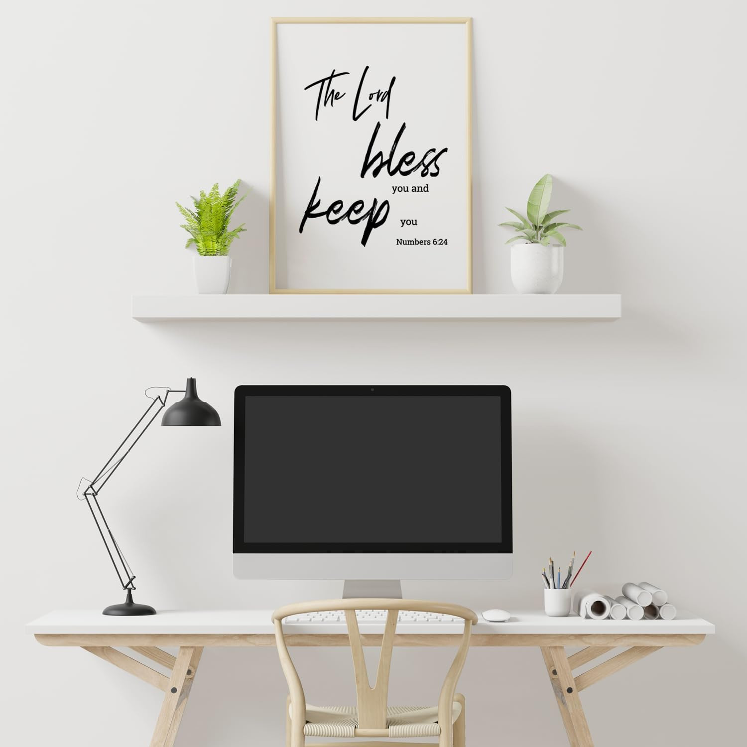 12 Pieces Bible Verse Wall Stickers, Inspirational Quote Wall Decals, Religious