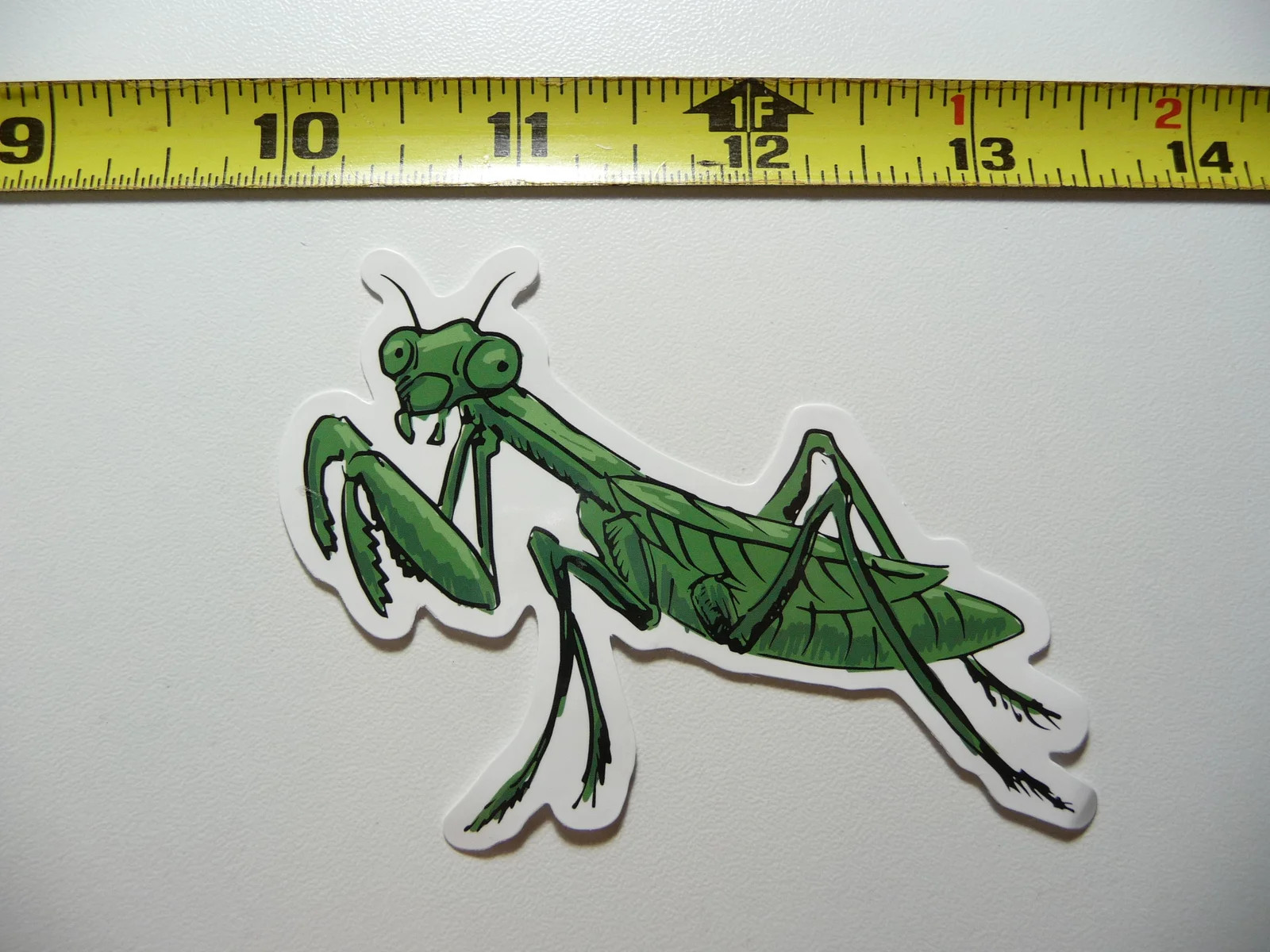 PRAYING MANTIS #2 SMALL STICKER DECAL BUG INSECT FUN FUNNY