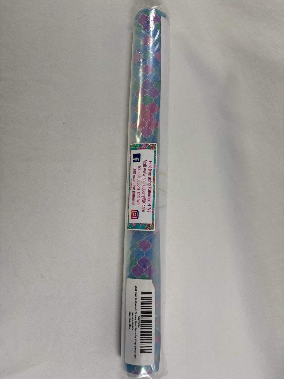Mint Blue & Mermaid Scales Heat-Transfer Vinyl Decal Set