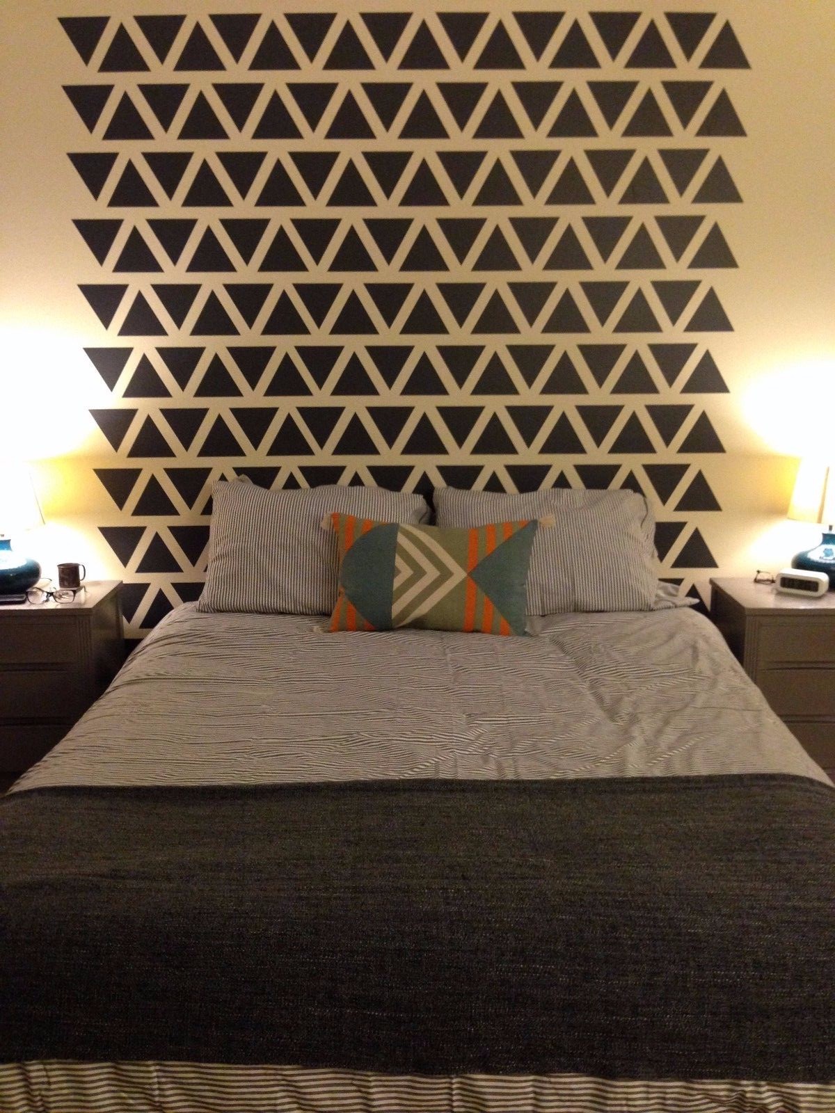 Triangle Wall Decal, Triangle Decals, Nursery Wall Decal, Geometric Wall Decal,