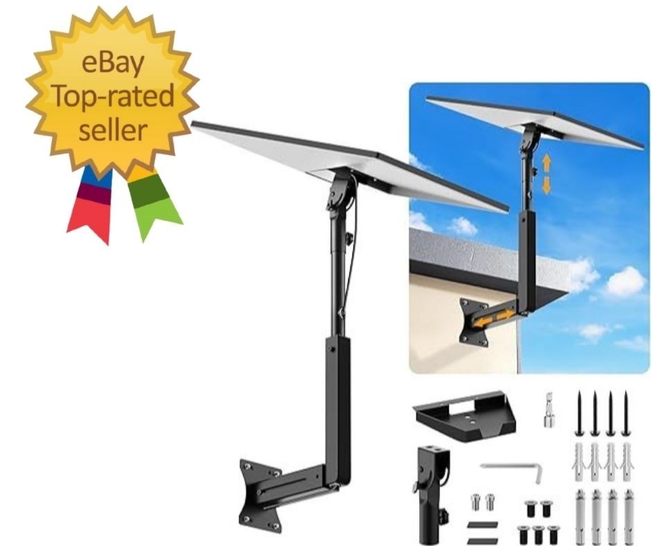 Starlink Mount, Adjustable Starlink Wall Mount Gen 3 with Telescoping Support Ar