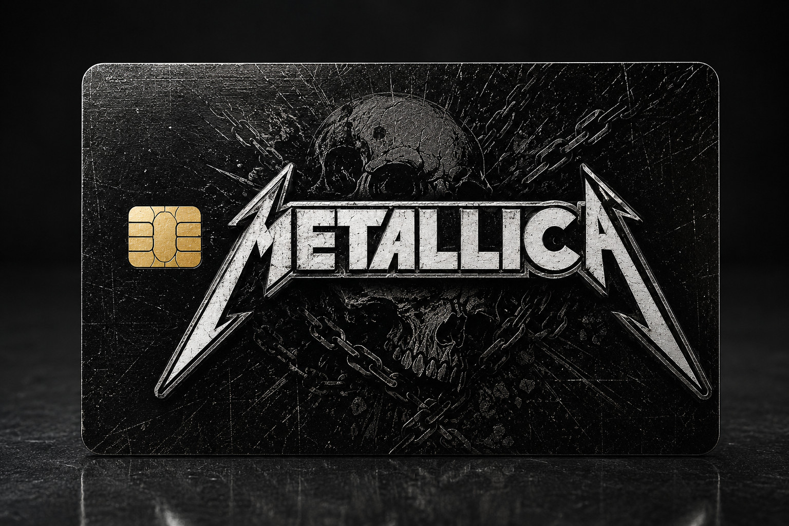 Metallica Heavy Metal Credit Card Skin Debit Card Vinyl Sticker