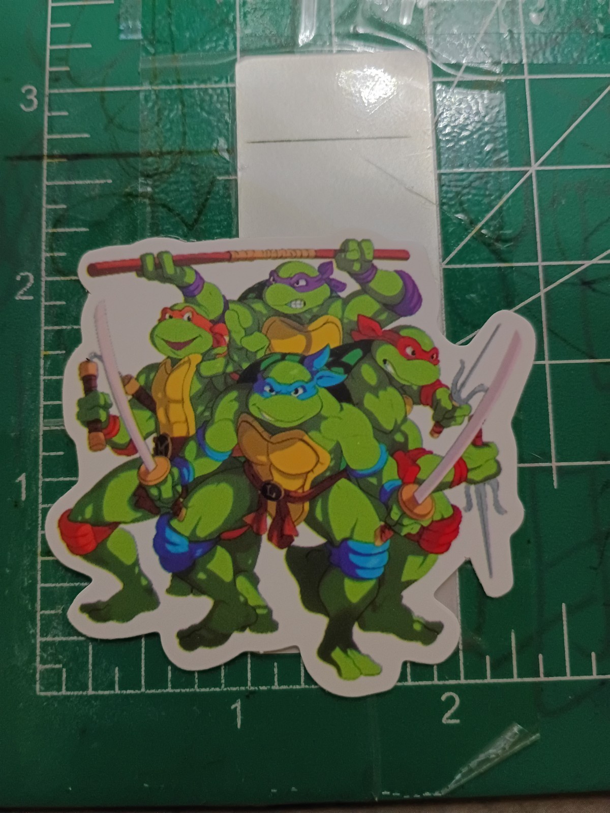 TMNT STICKER X 2×2 INCHES, VYNIL HIGH GLOSS STICKER X SMALL SIZE STICKER