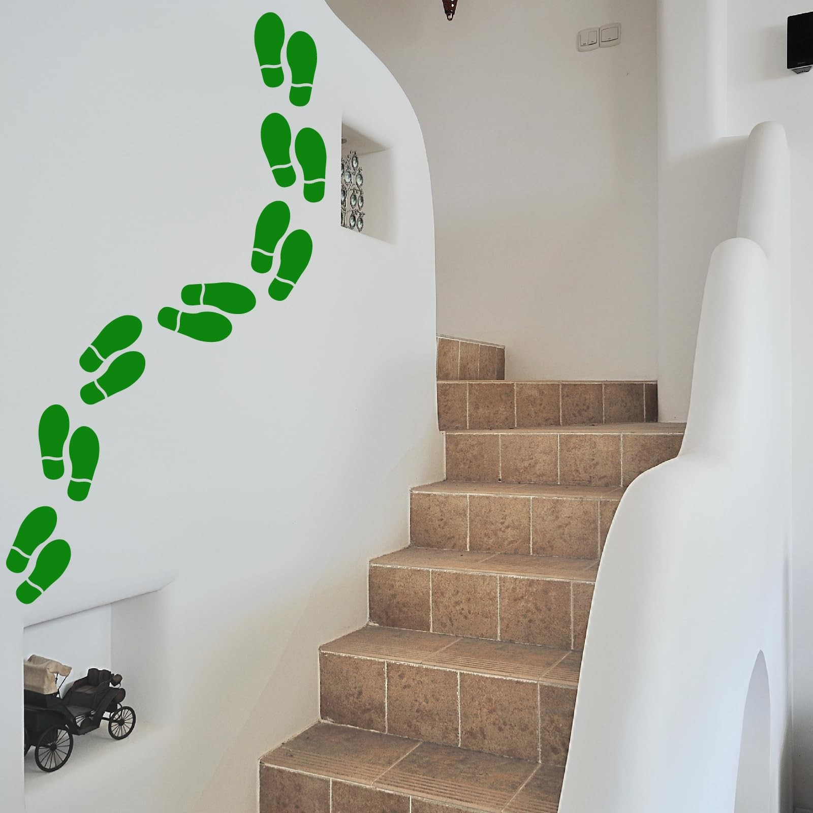 25 Pairs 50 Prints Leprechaun Footprint Floor Decals Stickers St Patricks Day…