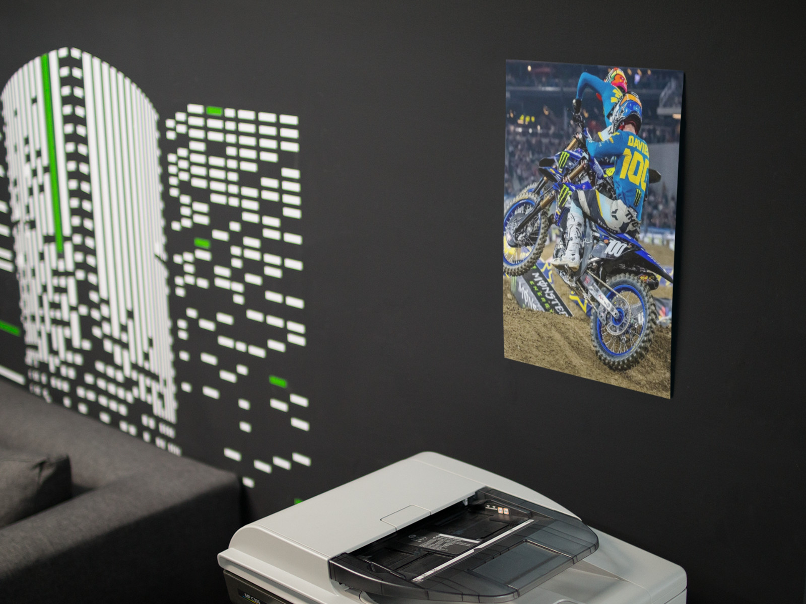 Cole Davies MOTOCROSS Wall Vinyl Decal Poster Canvas Print (Removable Adhesive)