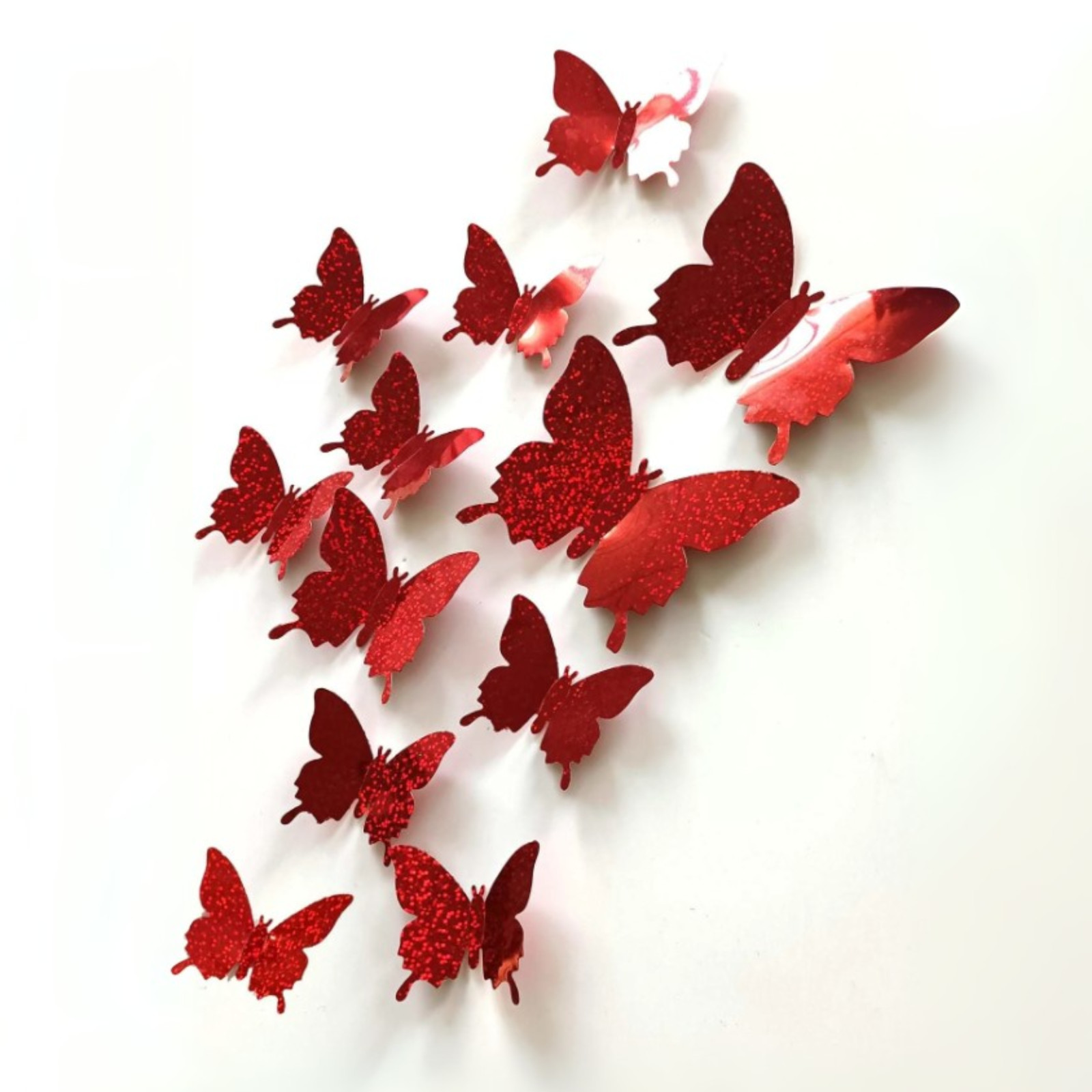 12pcs Butterfly Wall Stickers 3D Vinly Decal for Home & Festival Decoration Gift
