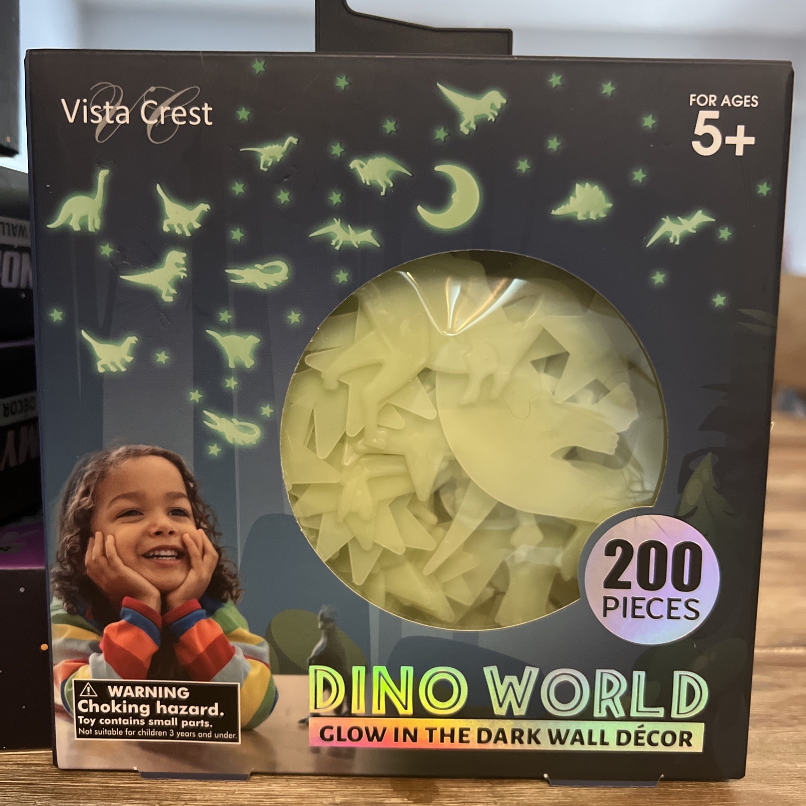 Dinosaur Glow in the Dark Stars for Ceiling/Walls (1) Box of 200 Pieces