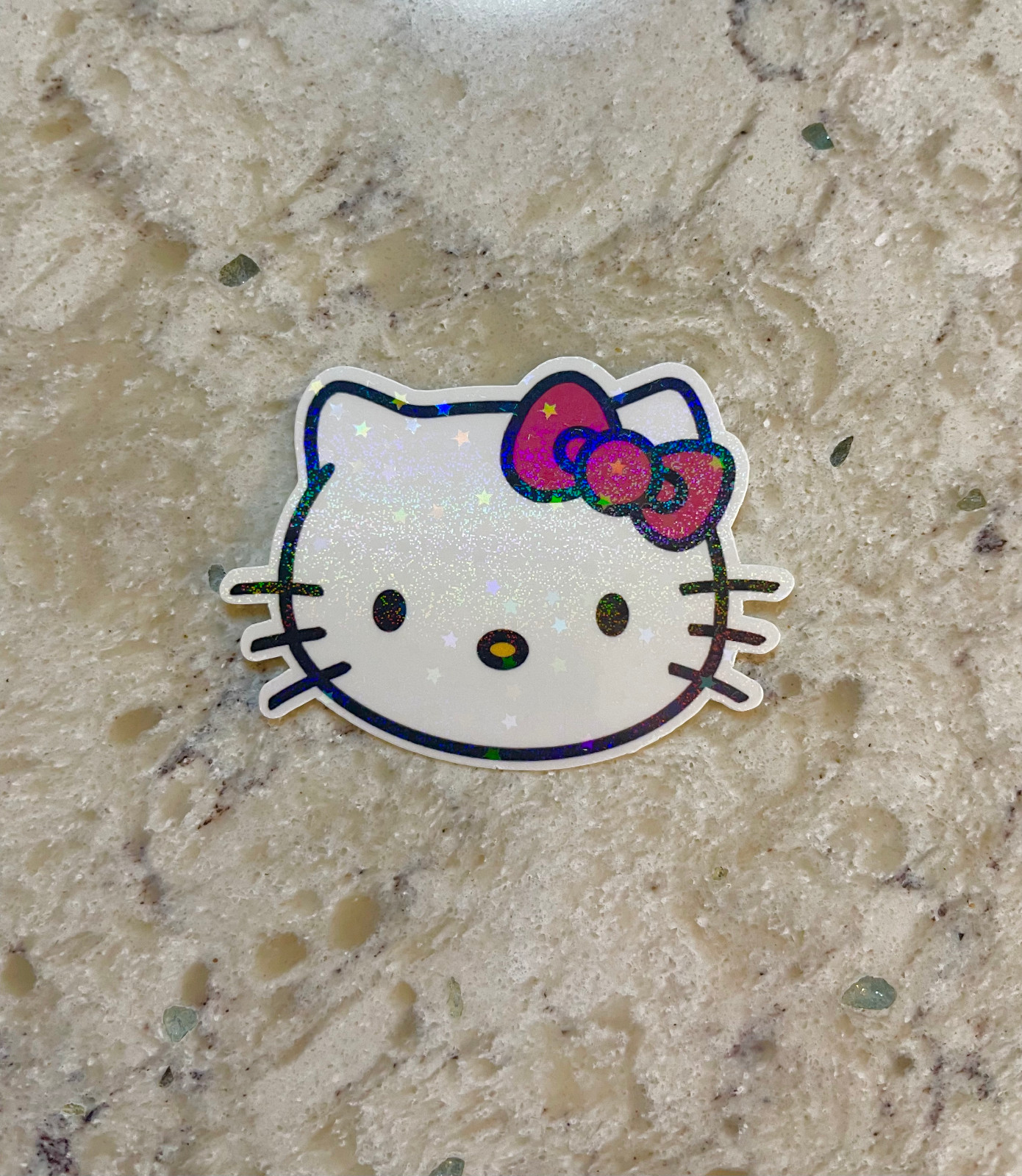 Hello Kitty Sticker l Gloss or Holographic Laminate l Waterproof Decal