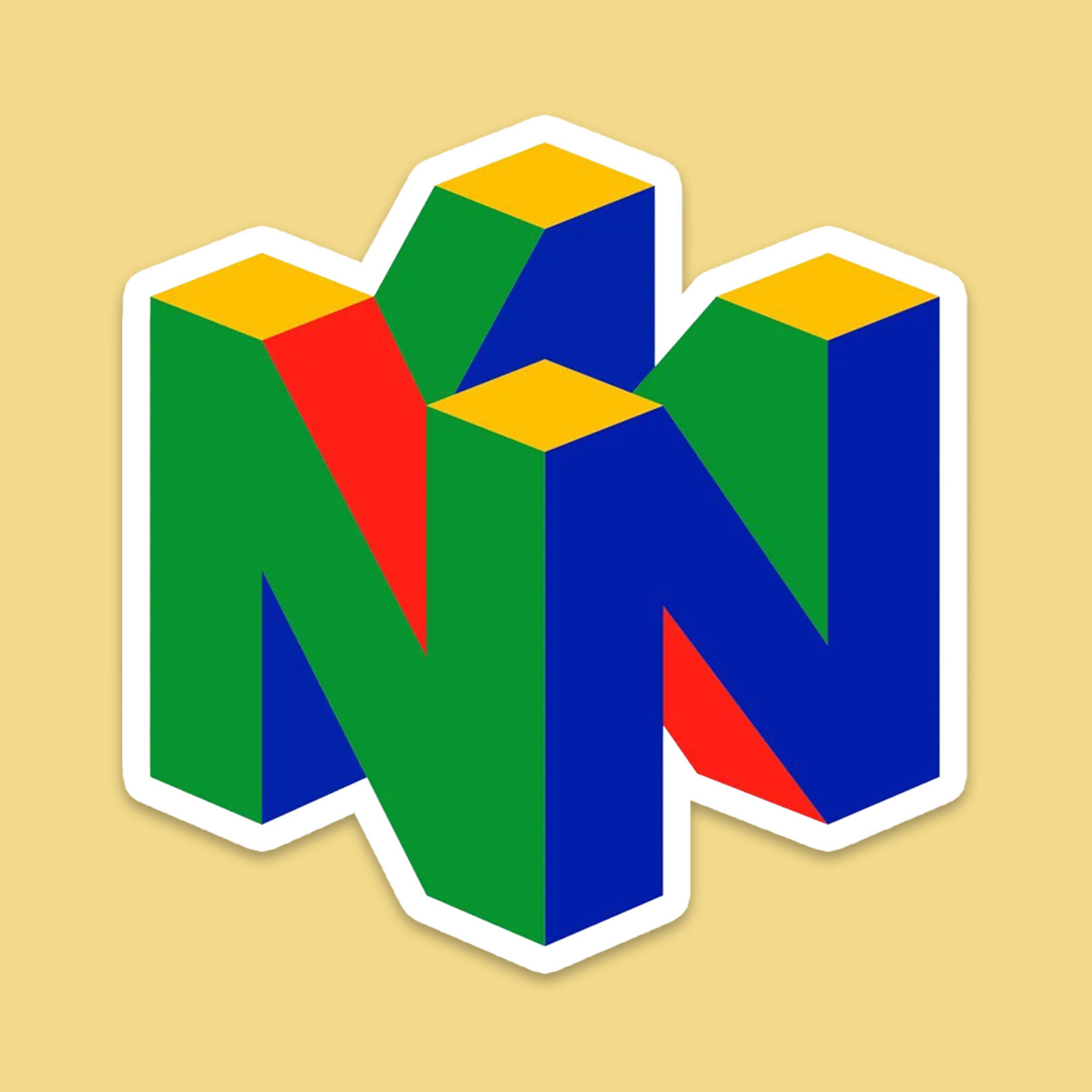 Nintendo 64 – 4 inch Vinyl Decal Console High Quality Waterproof Sticker