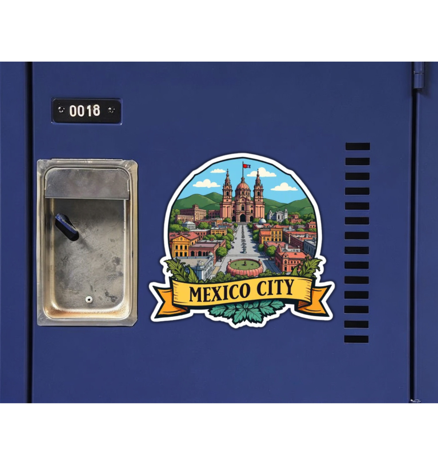 Mexico City Mexico Fridge Magnet or Laptop Sticker
