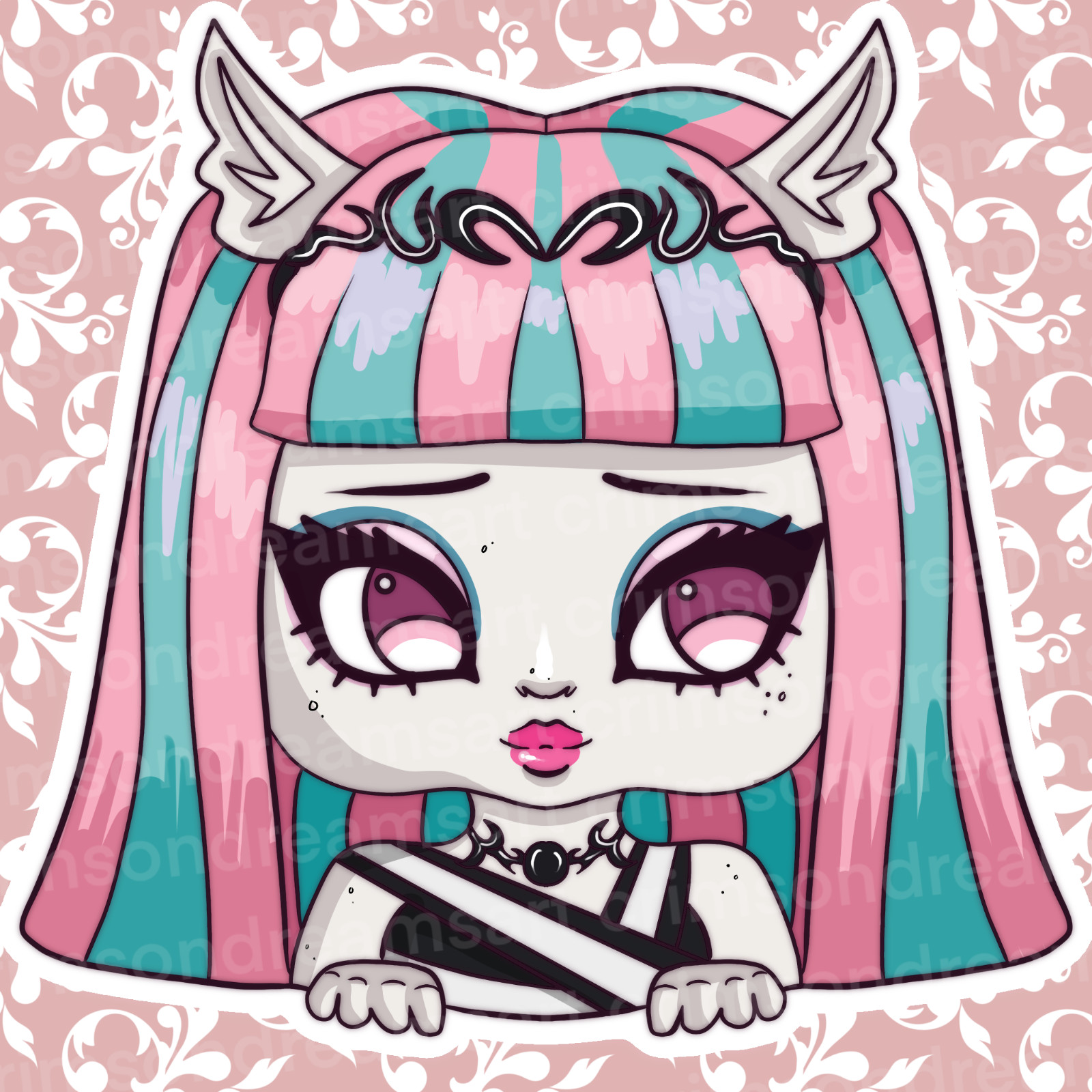 Rochelle Goyle Character Sticker Monster High – Homemade, hand cut and original